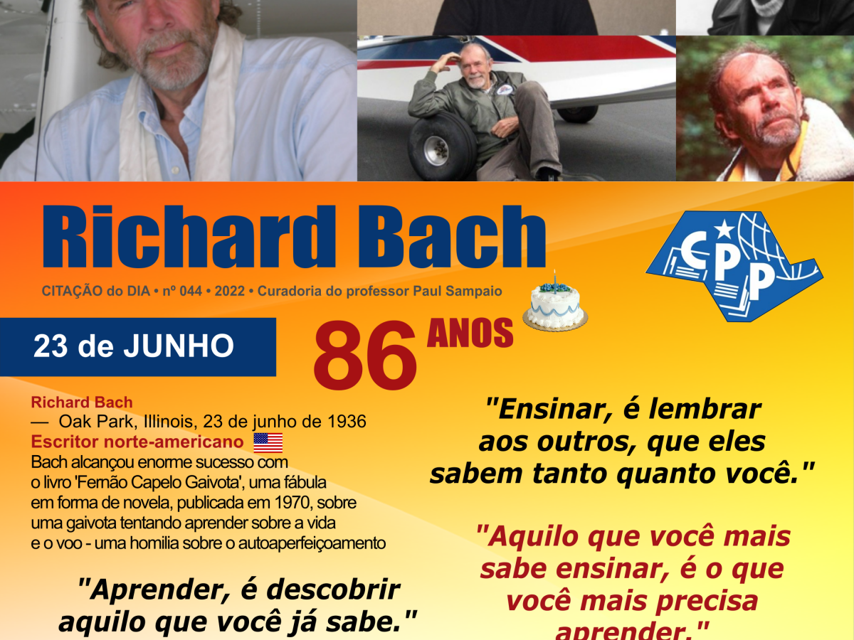 Richard Bach • 86 Anos